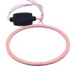 80mm 5W 180LM Pink Angel Eyes Car Headlight COB LED Lights 12-24V - 2