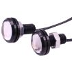2 PCS 3W 120LM Yellow LED Eagle Eye Lights for Vehicles, 60cm Cable - 3