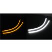 2 PCS 4.5W LED Tube DRL Steering Lamp 270LM 6500K White/Yellow 45cm - 7