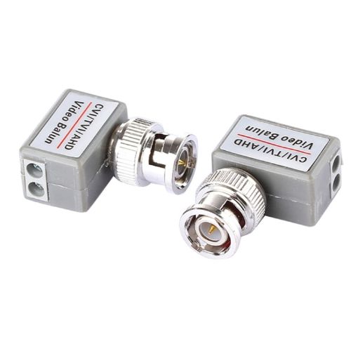 2 PCS 202C-HD CVI/TVI/AHD 1CH Passive Video Balun Adapter - 1