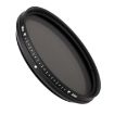52mm ND Fader Neutral Density Variable Filter ND 2-400 (Black) - 3