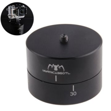 MYRMICA 360TL Pan Tilt Head for GoPro HERO9/8/7/6/5/4/3/2/1 (Black) - 1