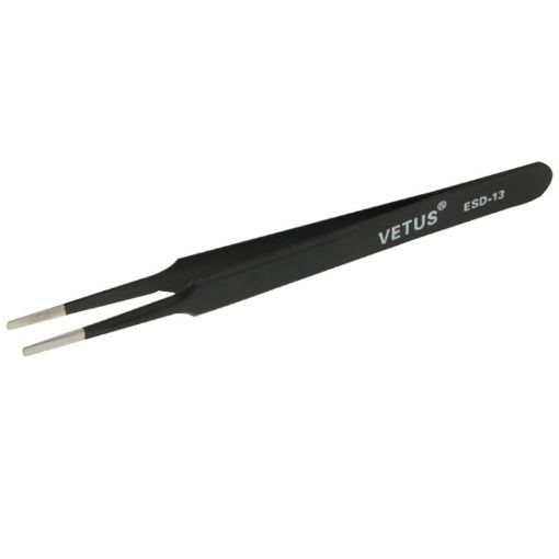 Anti-Static Tweezers ESD-13 - Precision Tool for Electronics Repair - 1