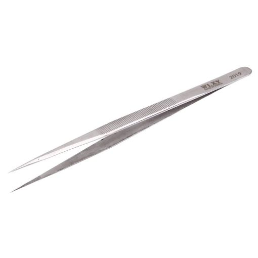 Stainless Steel Anti-Slip Tweezers 2109A - Precision Grip Tool - 1