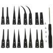 9 in 1 Anti-Static Tweezers & Cross Screwdriver Set - Replaceable Tips - 5