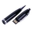 2 in 1 Pen Style USB Flash Drive, Black, 4GB Storage - 2