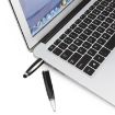 2 in 1 Pen Style USB Flash Drive, Silver, 2GB Storage - 4