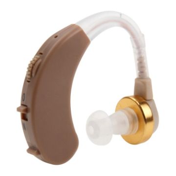 JECPP Behind Ear Sound Amplifier Adjustable Tone Hearing Aid Device - 1