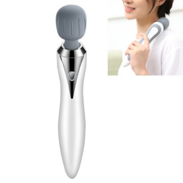 Portable Mini Physiotherapy Electric Hand-held Massage Stick - White - 1
