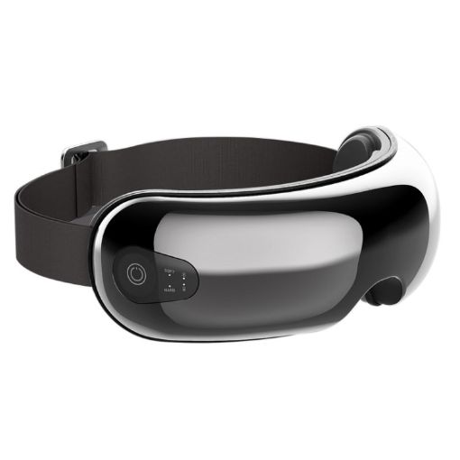 Black Smart Eye Massager with Hot Compress, Air Pressure & Vibration - 1