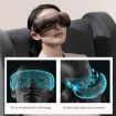 Black Smart Eye Massager with Hot Compress, Air Pressure & Vibration - 5