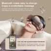Black Smart Eye Massager with Hot Compress, Air Pressure & Vibration - 7