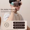 Black Smart Eye Massager with Hot Compress, Air Pressure & Vibration - 8