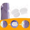 10pcs White Disposable Self-adhesive Armpit Sweat Pads Underarm Absorbents - 7