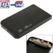 2.5" SATA HDD External Case - Black, 126x75x13mm - 1