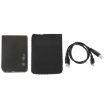 2.5" SATA HDD External Case - Black, 126x75x13mm - 5