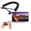 Gold Plated Mini HDMI to HDMI Coiled Cable 1.4 Version, 0.6m-2m, 3D/Ethernet - 8