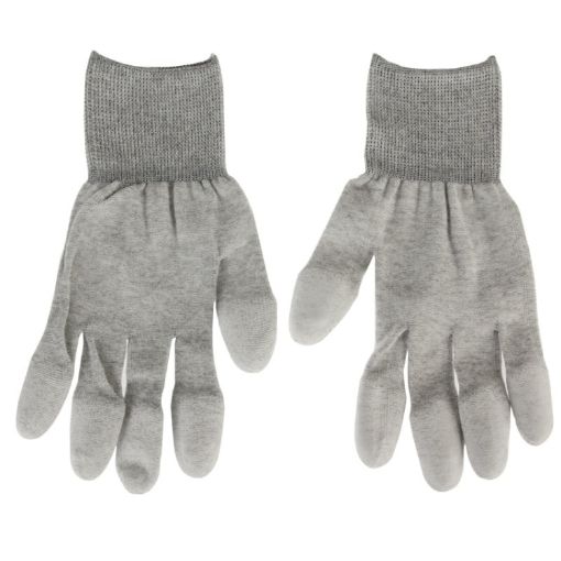 ESD Safe Anti Static PU Coated Gloves for Electronics Repair, 2 Pairs - 1