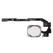 iPhone 5S Home Key Button with PCB Flex Cable, No Fingerprint, Silver - 1