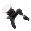 Rotatable Universal Car Air Vent Magnetic Phone Holder - Red, For Smartphones - 2