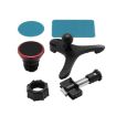 Rotatable Universal Car Air Vent Magnetic Phone Holder - Red, For Smartphones - 6