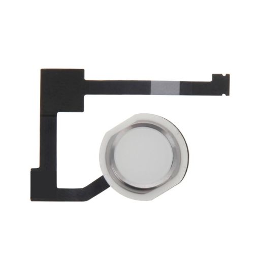 iPad Air 2/6 Home Button Flex Cable with Fingerprint ID (White) - 1