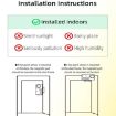 4 in 1 Door Magnet Alarm: Fridge Delayed Closing & Anti-theft (3V) - 8