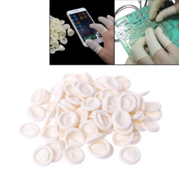 Latex Anti-static Finger Cots White - 50pcs/Bag - 1