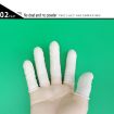 Latex Anti-static Finger Cots White - 50pcs/Bag - 8