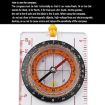 2 in 1 Compass & Map Measuring Ruler with Lanyard - Survival Tool - 5
