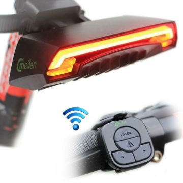 Meilan X5 Wireless Remote Laser Tail Lamp for Bicycle - IPX4 Waterproof - 1