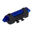 AQY-093 Blue Detachable USB Rechargeable LED Bike Taillight - 2