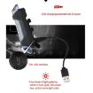 AQY-093 USB Rechargeable LED Bike Taillight - Detachable, White - 6
