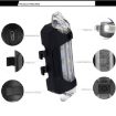 AQY-093 USB Rechargeable LED Bike Taillight - Detachable, White - 8