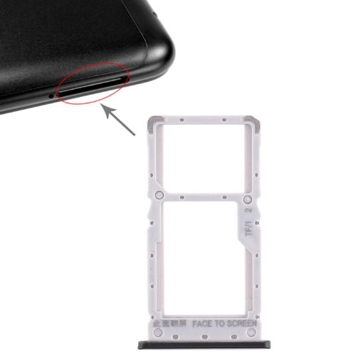 Xiaomi Redmi Note 6 Pro SIM & Micro SD Card Tray (Black) - 1