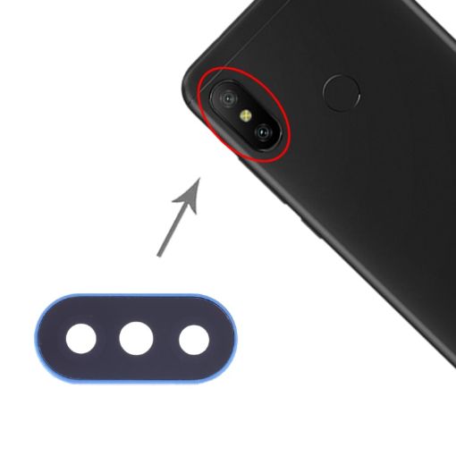 Xiaomi Redmi 6 Pro/MI A2 Lite Camera Lens Cover 10 PCS - Blue - 1