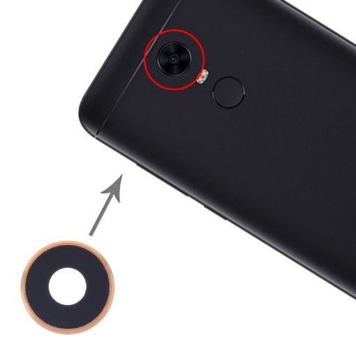 Xiaomi Redmi 5 Plus Gold Camera Lens Cover - 10 PCS Set - 1