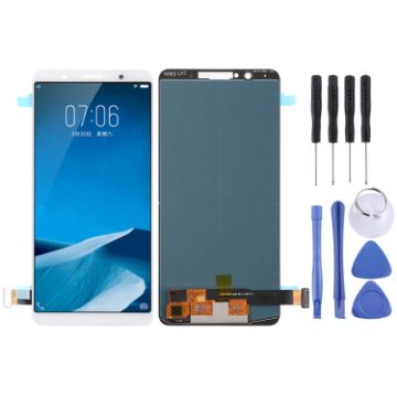 Vivo X20 TFT LCD Screen with Digitizer Full Assembly - White - 1