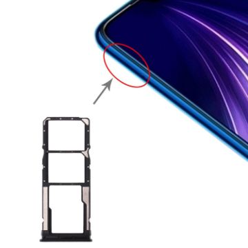 Xiaomi Redmi Note 8 SIM & Micro SD Card Tray Set (Black) - 1