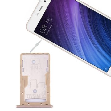 Xiaomi Redmi 4A Gold SIM & SIM/TF Card Tray Replacement - 1