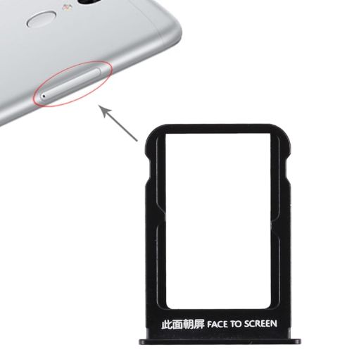 Xiaomi Note 3 SIM Card Tray Replacement - Black - 1