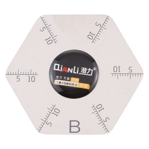 Qianli Hexagram Shape Pry Opening Tool With Scales - Precision Repair Tool - 1