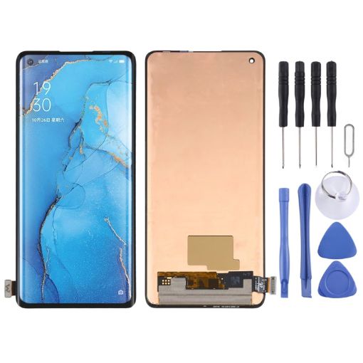 AMOLED LCD Screen for OPPO Reno 3 Pro 5G/Find X2 Neo CPH2009 Assembly - 1