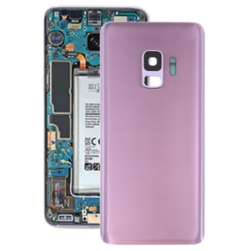 Galaxy S9 Battery Back Cover with Camera Lens - Purple Replacement - 1