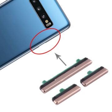 Samsung Galaxy S10 5G Gold Power & Volume Control Buttons Replacement - 1