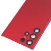 Samsung Galaxy S22 Ultra 5G Red Battery Back Cover with Camera Lens - 4