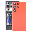 Samsung Galaxy S23 Ultra SM-S918 Red Glass Back Cover with Camera Lens - 1