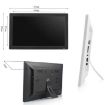 XCLT1850 18.5" LED Display Digital Photo Frame, US Plug, White - 7
