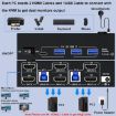 8K 60Hz USB3.0/HDMI Dual Monitor KVM Switch, 2-Port, AU Plug - 8