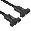 USB4 Type-C Female to Female Panel Extension Cable, 1m Length - 1